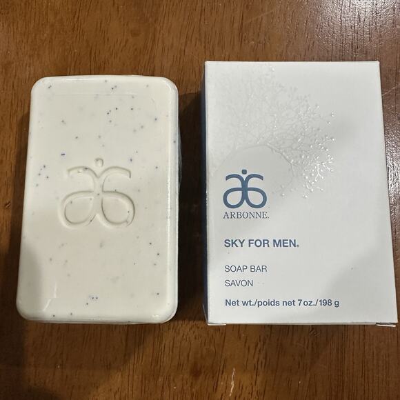 ARBONNE Sky for Men Soap Bar 7 oz. / 198 g NEW IN BOX RARE DISCONTINUED - Picture 2 of 5